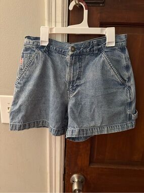 Y2K Montana Blues Jean Company Carpenter Denim Shorts Women’s Size 5 Light Wash